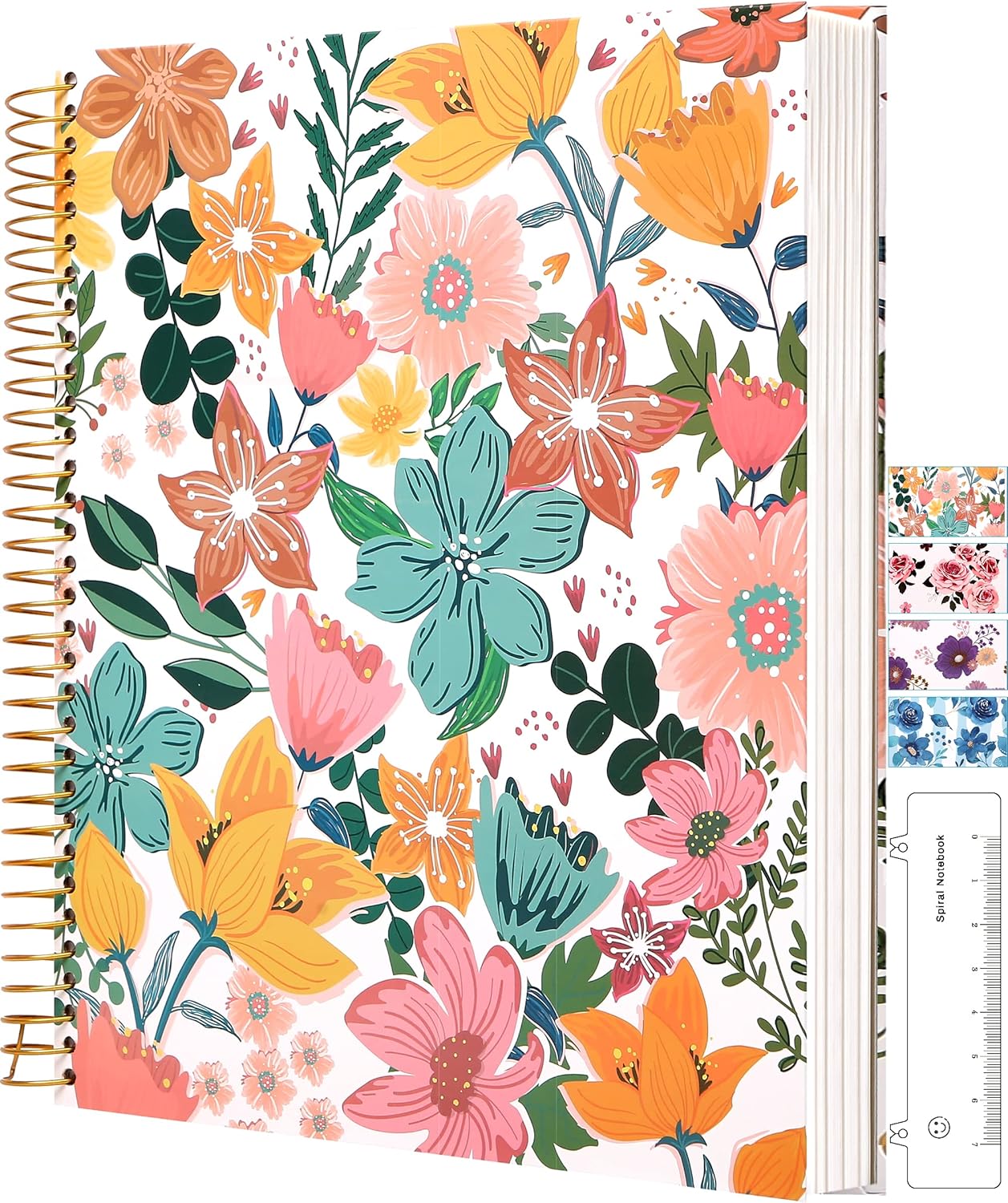 Cagie hardcover spiral notebook 8 x 11 for journaling and notes